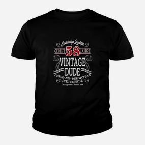58. Geburtstag Herren Kinder Tshirt Vintage Dude - Mann, Mythos, Legende - Seseable De