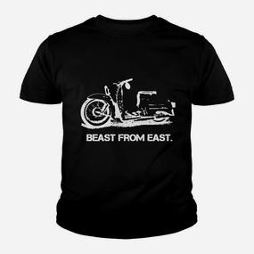 Beast from the East Motorrad Kinder Tshirt für Biker, Schwarz - Seseable De