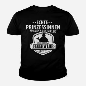 Feuerwehr Prinzessinnen Kinder Tshirt, Spruch für Frauen im Einsatz - Seseable De