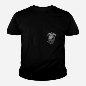 Grim Reaper Schwarz Kinder Tshirt, Grafikdruck Tee für Gothic Style - Seseable De