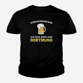 Ich Mag Bier und Dortmund Fan-Kinder Tshirt, Lustiges Fußballmotiv - Seseable De