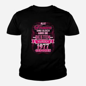 Jahrgang 1977 Kinder Tshirt für Frauen, Beste Geborene des Jahres - Seseable De