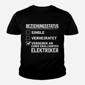 Lustiges Elektriker-Partner Kinder Tshirt, Checkliste Beziehungsstatus - Seseable De