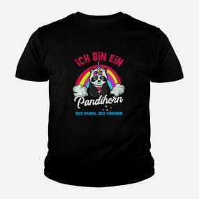 Lustiges Pandicorn Kinder Tshirt: Ich bin ein Pandicorn - 50% Panda, 50% Einhorn - Seseable De