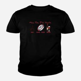Mein Plan-Pelz-Heiliger Wein Und Rugby- Kinder T-Shirt - Seseable De
