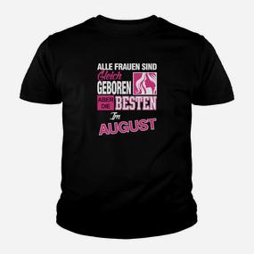 Personalisiertes Damen-Kinder Tshirt für August-Geborene, exklusives Design - Seseable De