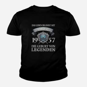 Personalisiertes Geburtsjahr Kinder Tshirt 1957, Legenden Geburt Design - Seseable De