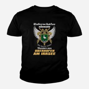 Schwarzes Kinder Tshirt Adler Motiv, Oberhofen am Irrsee Kraft Spruch - Seseable De