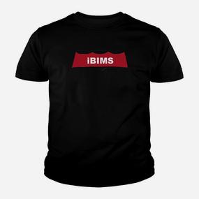 Schwarzes Kinder Tshirt mit iBIMS-Logo, Trendiges Tee für Technikfans - Seseable De