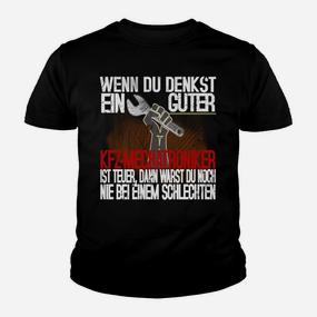 Schweißer-Motto Schwarzes Kinder Tshirt, Guter vs. Schlechter Kfz-Mechaniker Tee - Seseable De