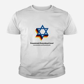 Freundschaft Deutschland-Israel Kinder Tshirt, Stern-Design Verflochten - Seseable De