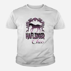 Haflinger Pferde Damen Kinder Tshirt, Stilvolles Chic Design - Seseable De
