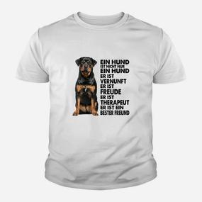Rottweiler Ein Hund Ist Nicht Nur Ein Hund Kinder T-Shirt - Seseable De