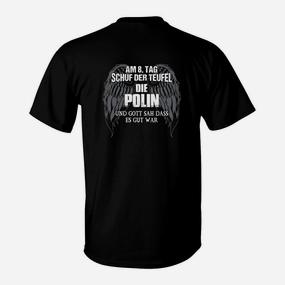 Am 8 Tag Schuf Der Teufel Die Polin T-Shirt - Seseable De