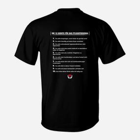 Lustiges Schwarzes Herren-T-Shirt mit Sprüchen für Profis - Seseable De