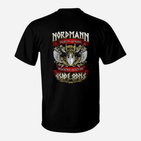 Nordmann T-Shirt für Herren, Viking Motiv Durch Wälder - Über Berge - Seseable De