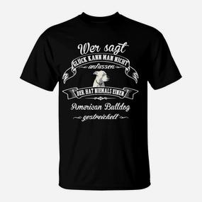 Glück Mit American Bulldog T-Shirt - Seseable De