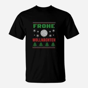 Hässliches Weihnachten Frohe Wollnachten T-Shirt - Seseable De