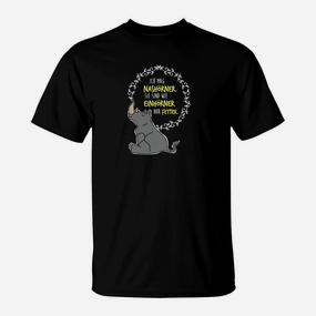 Lustiges Katzen-Spruch T-Shirt Na ihr Narzissten, Schwarz - Seseable De