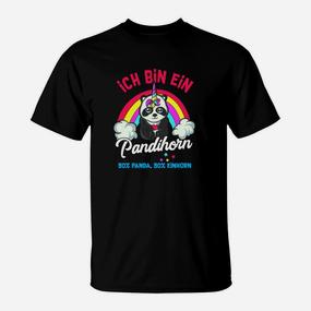 Lustiges Pandicorn T-Shirt: Ich bin ein Pandicorn - 50% Panda, 50% Einhorn - Seseable De