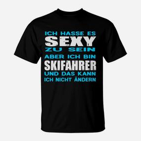 Lustiges Skifahrer T-Shirt Sexy zu sein ist hart, doch ich bin Skifahrer - Herren, Schwarz - Seseable De
