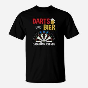 Optimized Darts und Bier Freizeit T-Shirt, Motiv 'Das gönn ich mir' für Dartspieler - Seseable De