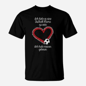 Personalisiertes Fußballmama T-Shirt: Herzdesign Fußball Mama Liebe - Seseable De