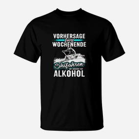 Skifenahren Mit Aussicht Auf Alkohol- T-Shirt - Seseable De