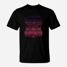 T-Shirt für Töchter mit Liebevoller Botschaft vom Vater - Seseable De