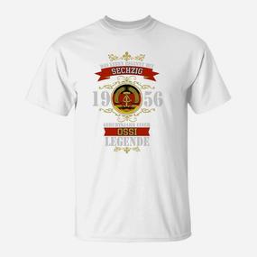 60. Geburtstag T-Shirt Ossi Legende 1956, Humorvolle Geschenkidee - Seseable De