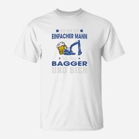 Einfacher Mann Bagger Ge 002 T-Shirt - Seseable De