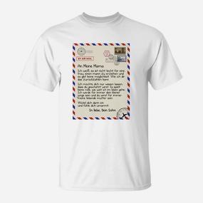 Ge Decke An Meine Mama-sohn T-Shirt - Seseable De