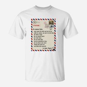 Ge Decke An Meinen Sohn Papa T-Shirt - Seseable De
