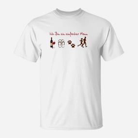 Ich Bin Ein Einfacher Mann Jogging T-Shirt - Seseable De