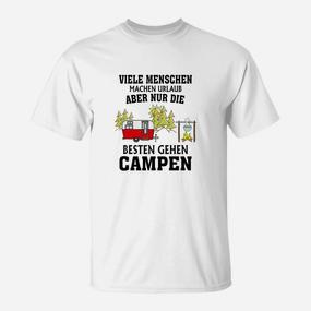 Lustiges Camping T-Shirt Die Besten gehen Campen für Outdoor-Fans - Seseable De