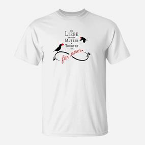 Mutter-Tochter Liebe Forever, Bedrucktes T-Shirt für Familienbande - Seseable De