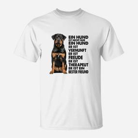 Rottweiler Ein Hund Ist Nicht Nur Ein Hund T-Shirt - Seseable De