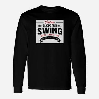Retro Swing-Tanzteam Langarmshirts 2017, Schwarz, Vintage-Design - Seseable De