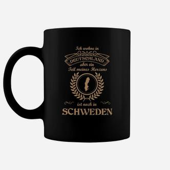 Schwarz Tassen Ehre der Wurzeln Deutschland-Schweden, Herkunfts-Design - Seseable De