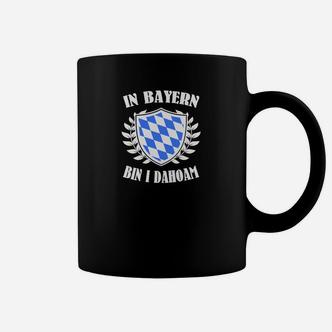 Bayern Wappen Schwarzes Tassen: In Bayern bin i dahoam Motiv - Seseable De
