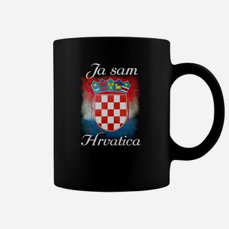 Kroatien Stolz Tassen Ja sam Hrvatica, Wappen & Flaggenfarben Design - Seseable De