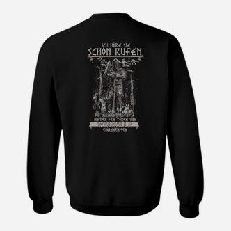 Gothic Sweatshirt Coronacht Türen mit Schwarzem Schriftzug - Seseable De