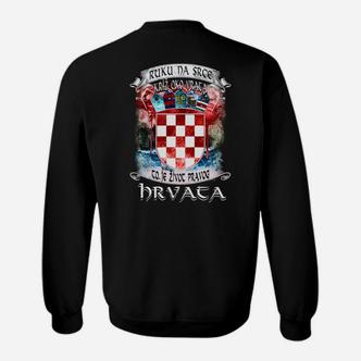 Ruku Na Srce Hrvata Kroatien Sweatshirt - Seseable De