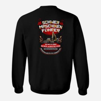 Schwerlast-Kranführer Abschlussshirt, Exklusives Design für Beruf Sweatshirt - Seseable De