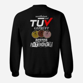 Zertifiziert Bester Patenonkel Sweatshirt, TÜV Geprüftes Design - Seseable De