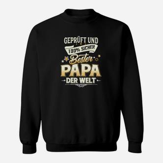 Bester Papa der Welt Schwarzes Sweatshirt, Ideal zum Vatertag - Seseable De