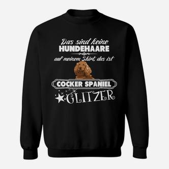 Cocker Spaniel Glitzer Sweatshirt, Stilvoll für Hundefans - Seseable De