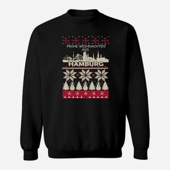 Frohe Weihnachten Aus Hamburg Sweatshirt - Seseable De