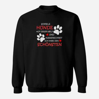 Hunde Sweatshirt Ich habe den schönsten Hund, Spruch für Hundebesitzer - Seseable De