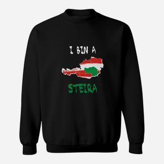 Ich bin ein Steira Sweatshirt, Steiermark Österreich Design in Schwarz - Seseable De